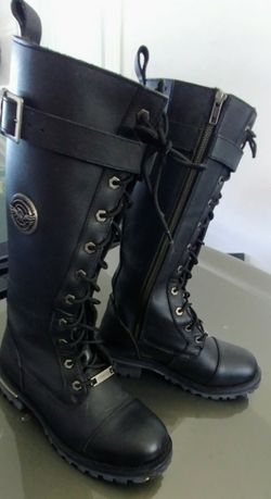 Leather Biker's boots