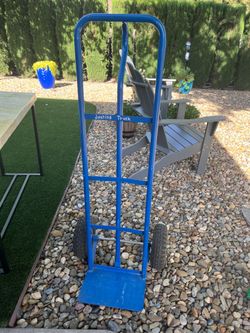 !! Free !! Heavy-duty blue hand truck in great working condition