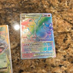 Rainbow Charizard V Star 