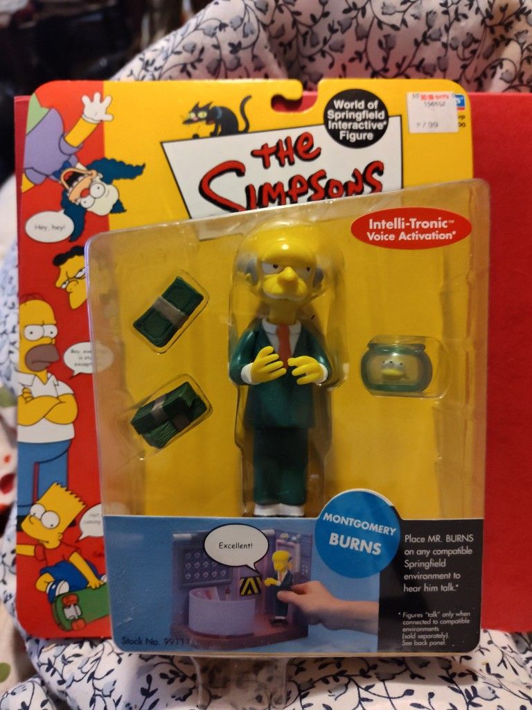 Vintage Simpsons Sealed Action Figure