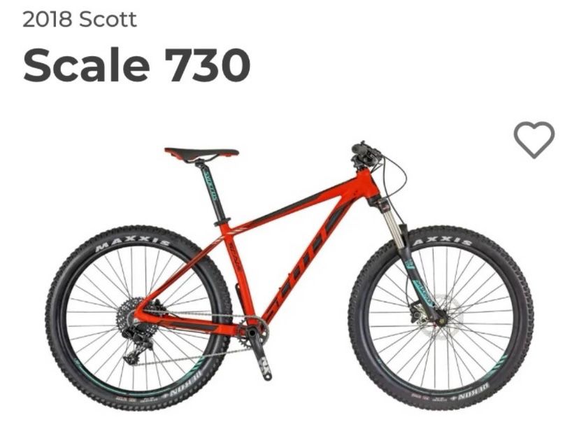 2018 Scott Scale 730 XL Sized Frame Lightweight Aluminum Mountainbike