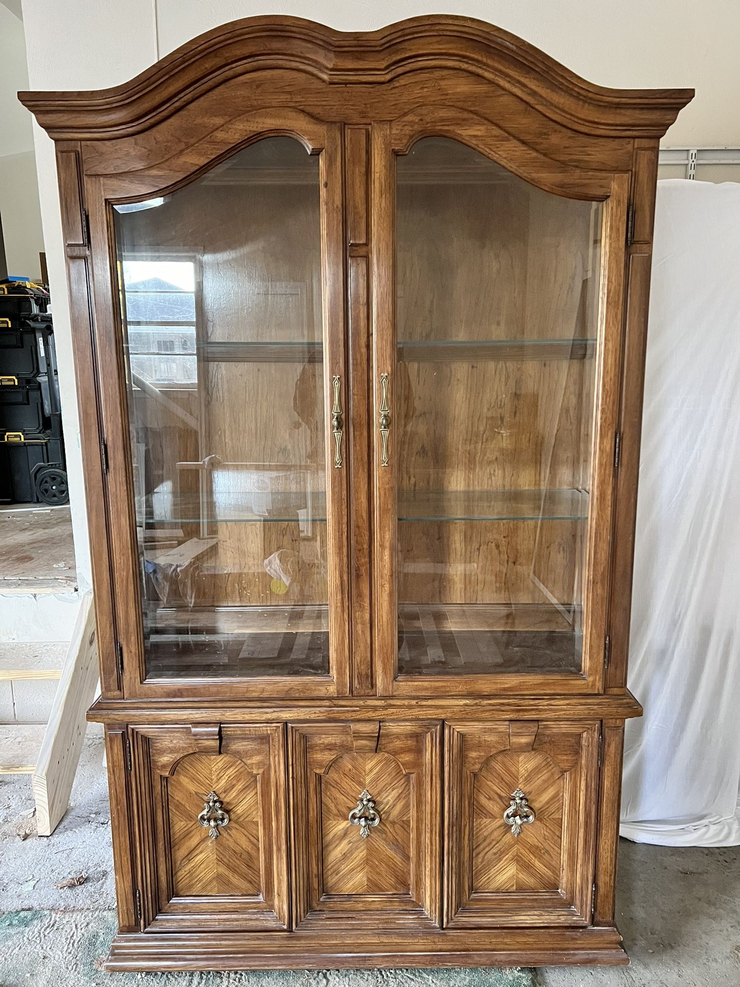 China Cabinet - Solid Oak