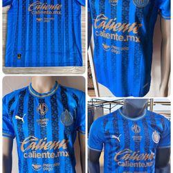 S,M,L,Xl,2XL,3XL,4XL slim fit available Soccer Chivas Guadalajara new jersey 3rd kid blue  2026 azul terser uniforme el rebaño sagrado  New Jersey  20