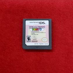 Hello Kitty Party Video Game Cartridge For Nintendo DS - Cartridge Only - No Case - Working 