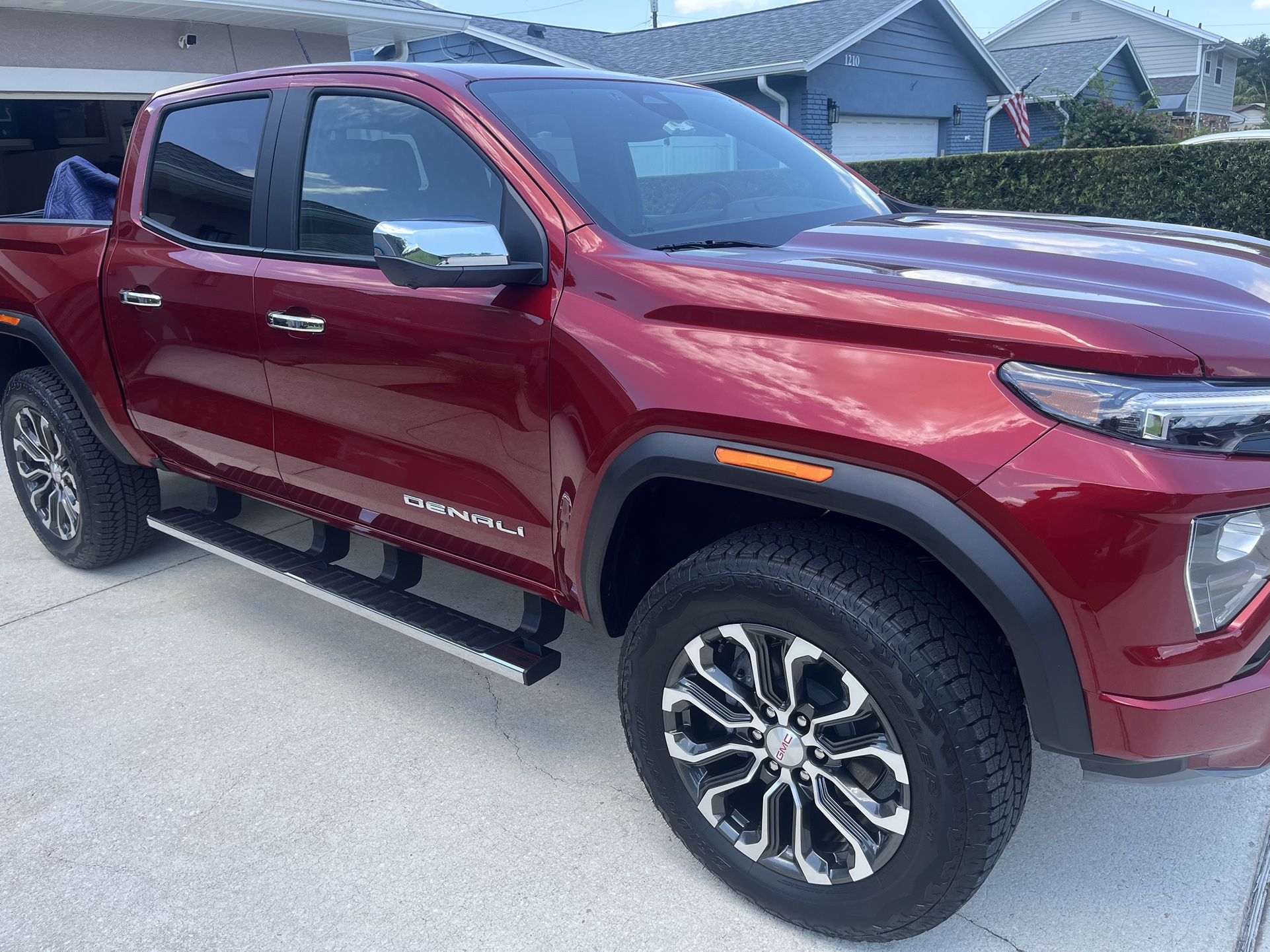 OEM GMC Side Steps Chrome.