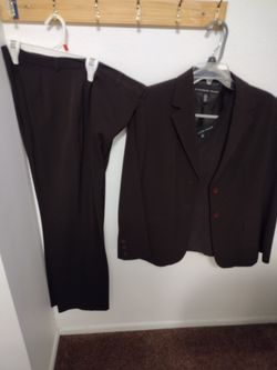 Three Piece Brown Suit