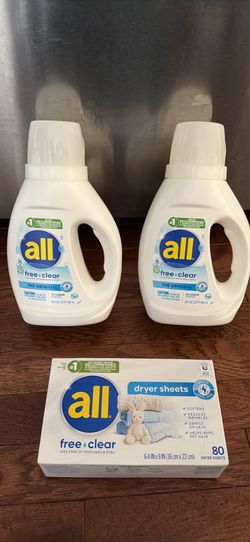 All detergent bundle sale 3 for $10