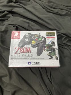 Nintendo Switch Hori GameCube Controller Wired Zelda Theme Black Transparent Import