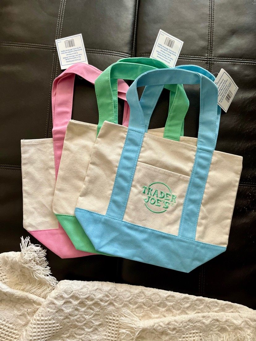 Trader Joe's Mini Tote Bags New