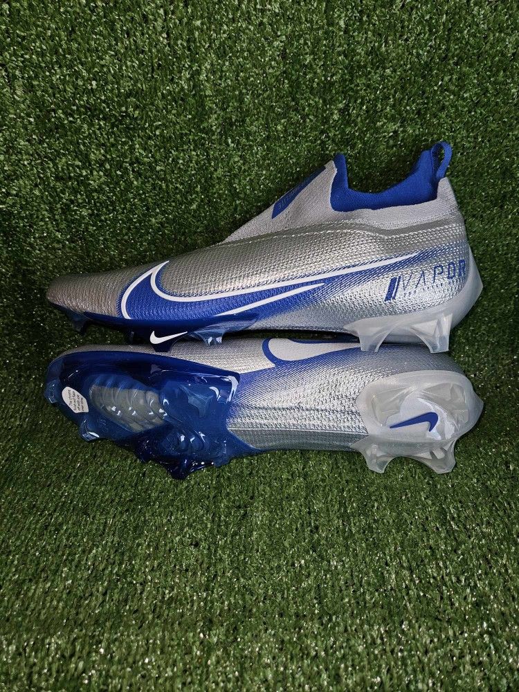 Nike Vapor Edge Elite 360 Flyknit 'Game Royal' Football Cleats Size 16