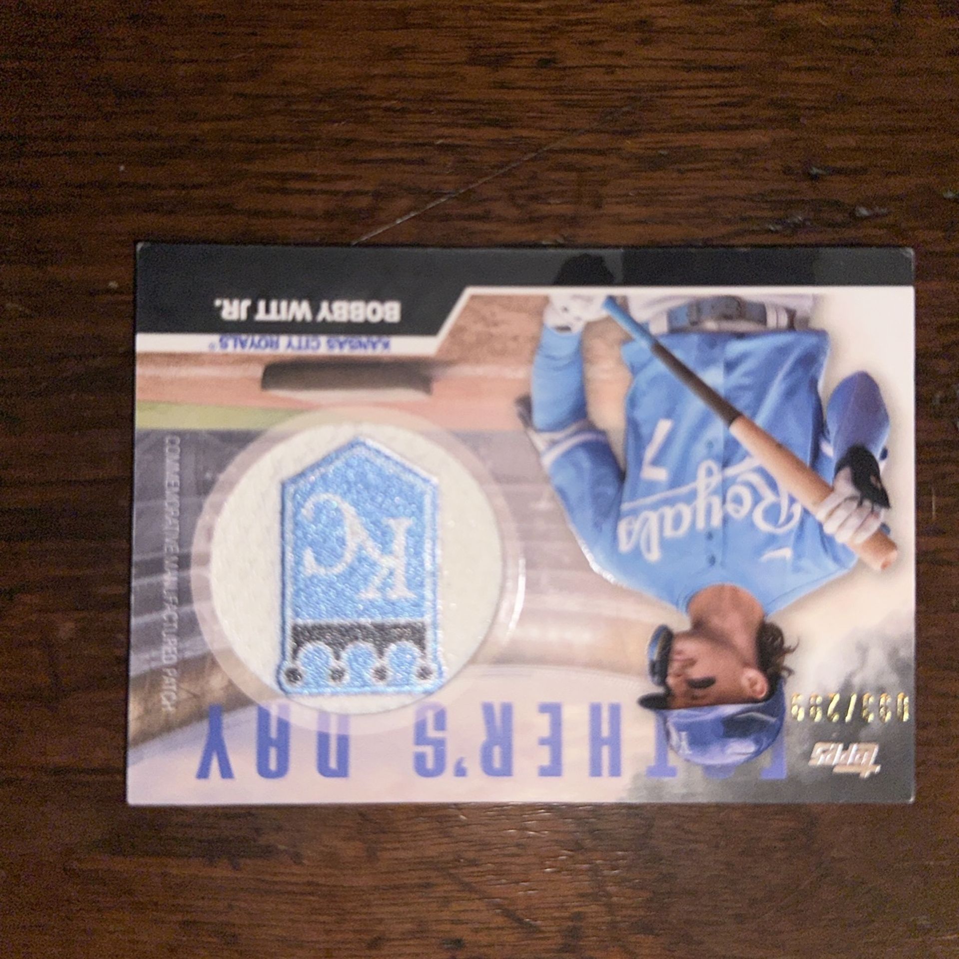 Topps Bobby Wit Jr Patch Card 