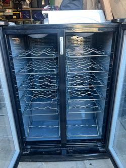 Dual Zone Wine Cooler Refrigerator