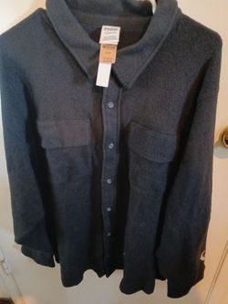 New V/S soft flannel..it is black..XL
