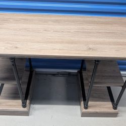 Threshold Conway Wood Writing Desk with Storage