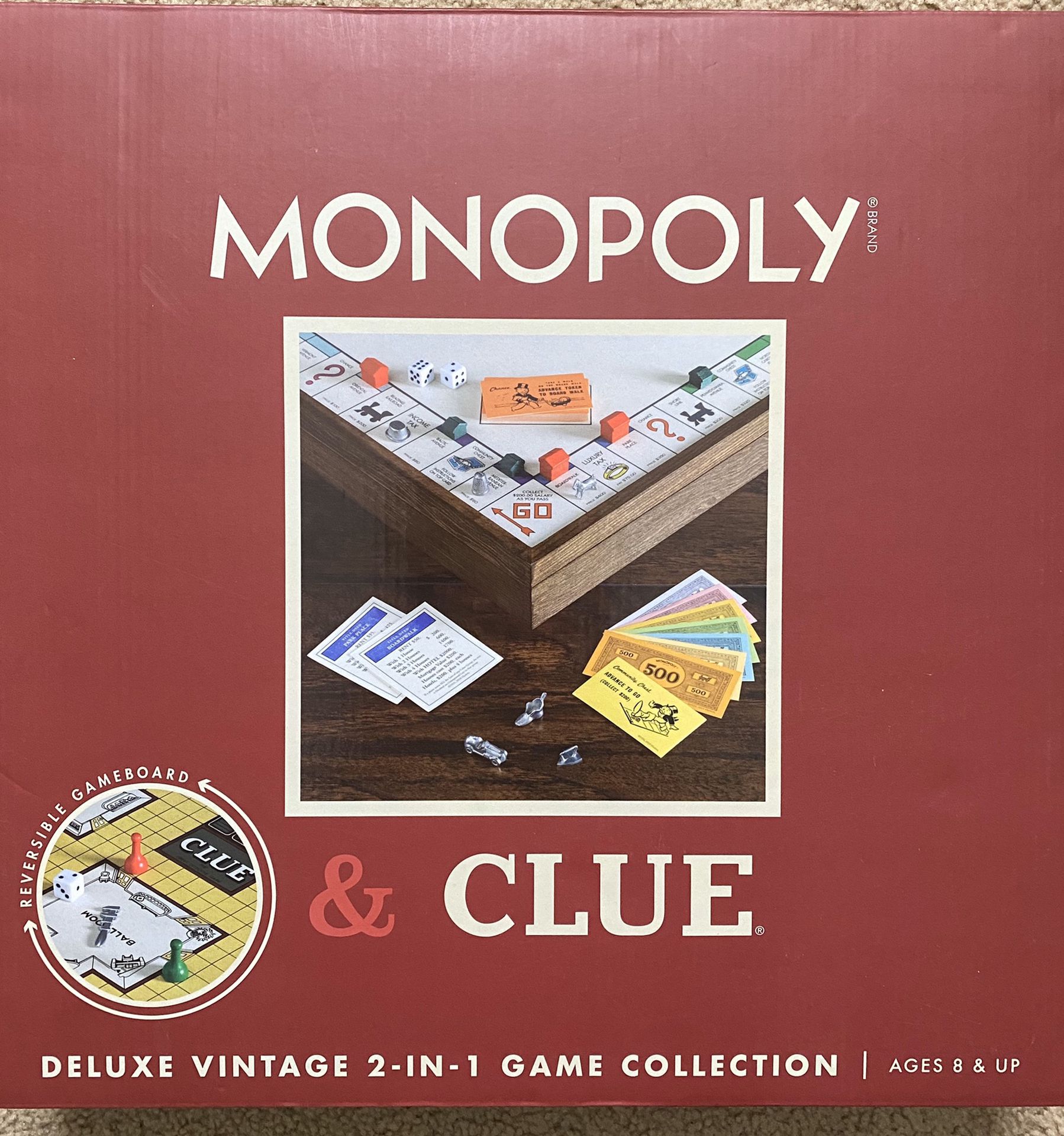 New Monopoly & Clue Game