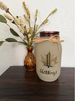 Fall candlelight decor