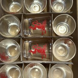 12 Fireball Shot Glasses 