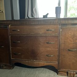 Vintage Waterfall Dresser