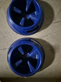 Two Slow Feeder Dog Bowls