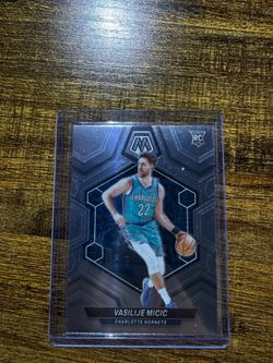 Vasilije Micic Rookie Panini 2023-24 Mosaic RC Charlotte Hornets #215