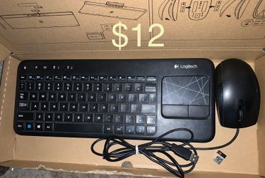 Logitech wireless keyboard and hp mouse