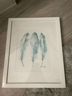 Home decor decorative Wall art feathers