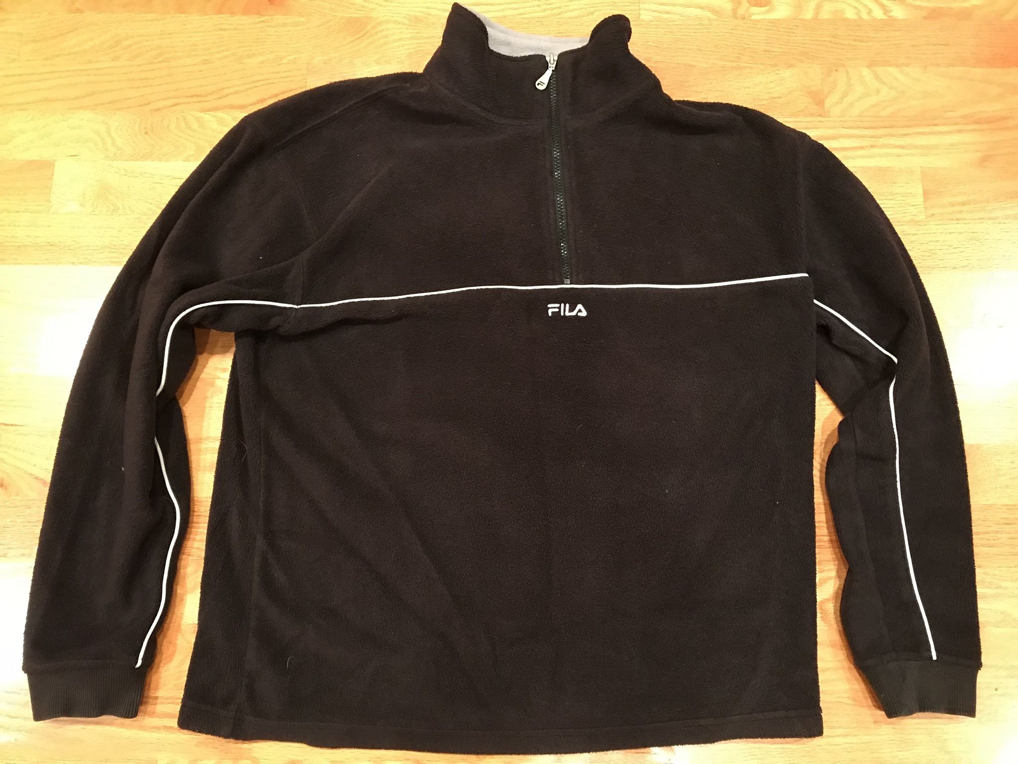 FILA Black Half Zip Shirt