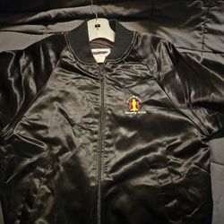 Vintage Giorgio Beverly Hills Streetwear Embroidered Satin Jacket Size L