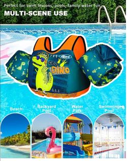 Puddle Float Jumper, Toddler Swim Vest, Toddler Floaties for Pool
