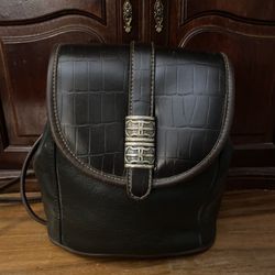 Women’s Black And Brown Leather Purse