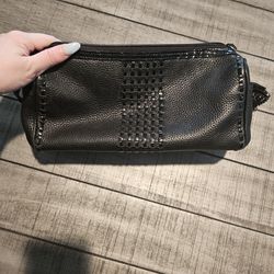 Brighton Black Leather Purse Handbag