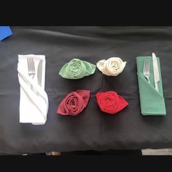 Napkins/ $3 Docena Pañuelos De Mesa Dd Fiesta Nuevos En Paquete 