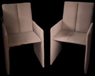 Mid-Century Art Deco Club Chairs