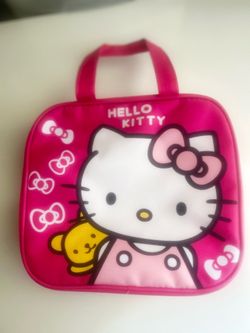 Hello Kitty Polkadot carry on Bag( hot- pink)