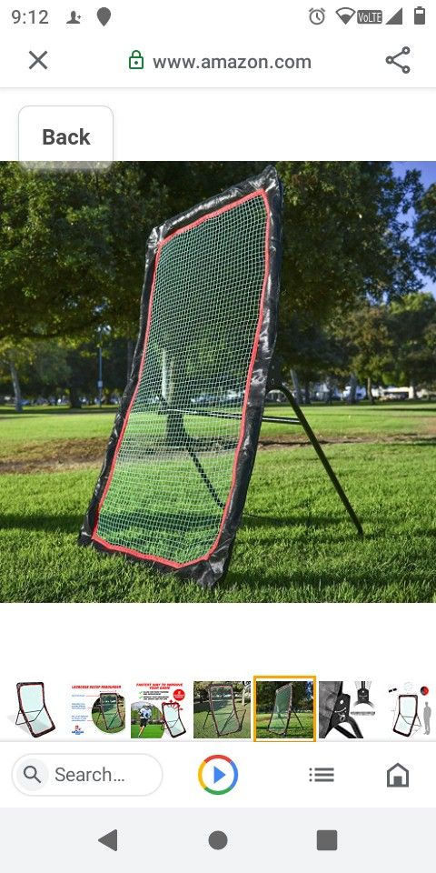 Lacrosse Scoop Rebounder.