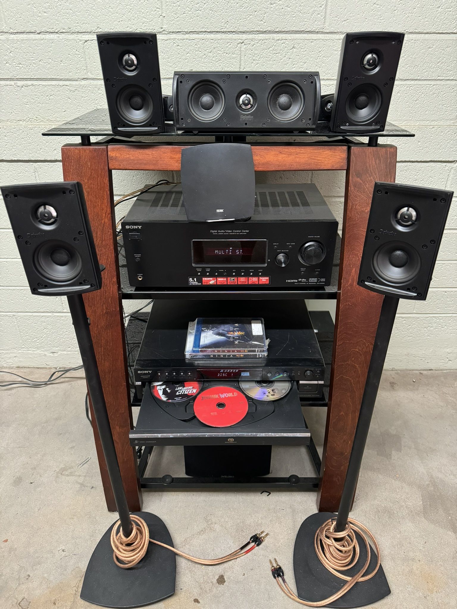 SONY & DEFINITIVE TECHNOLOGY with Bluetooth Adapter