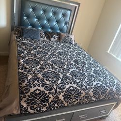 bed and dresser