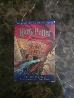 Harry Potter Chamber of Secrets Audiobook Cassettes
