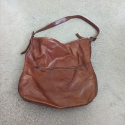 Fyre Brown leather bag