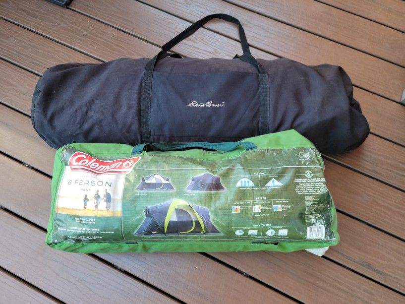Coleman 6 Person Tent, EDDIE BAUER Gazebo  GC