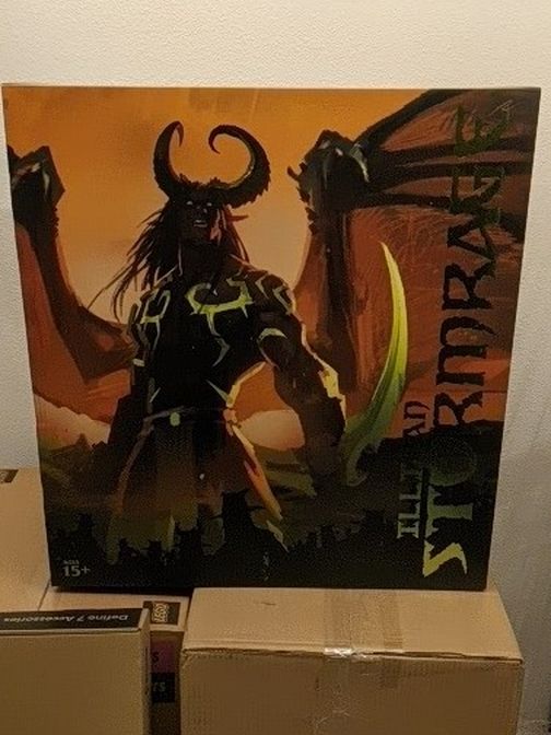 Blizzard WOW Illidan Stormrage Statue limited edition