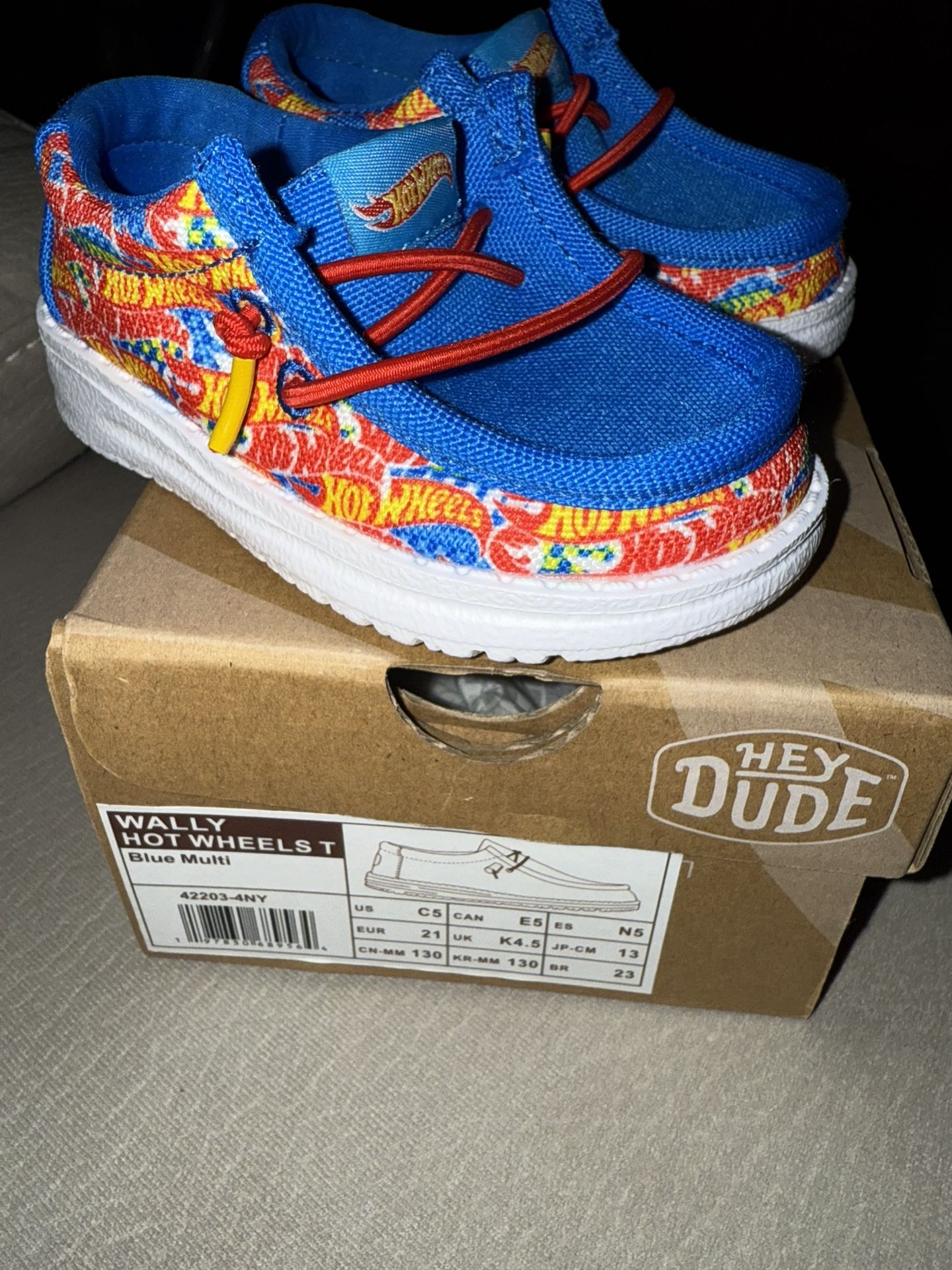 Hey Dude Hotwheels For Baby/toddler