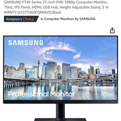 Samsung Computer Monitor, Brand New,Sealed Unopened Box