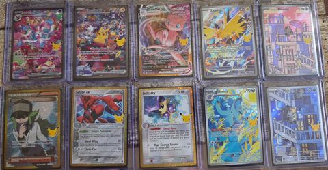 Pokemon TCG 30th Celebrations Card Collection includes Sylveon Ex SIR, Pikachu Night time SIR & more!