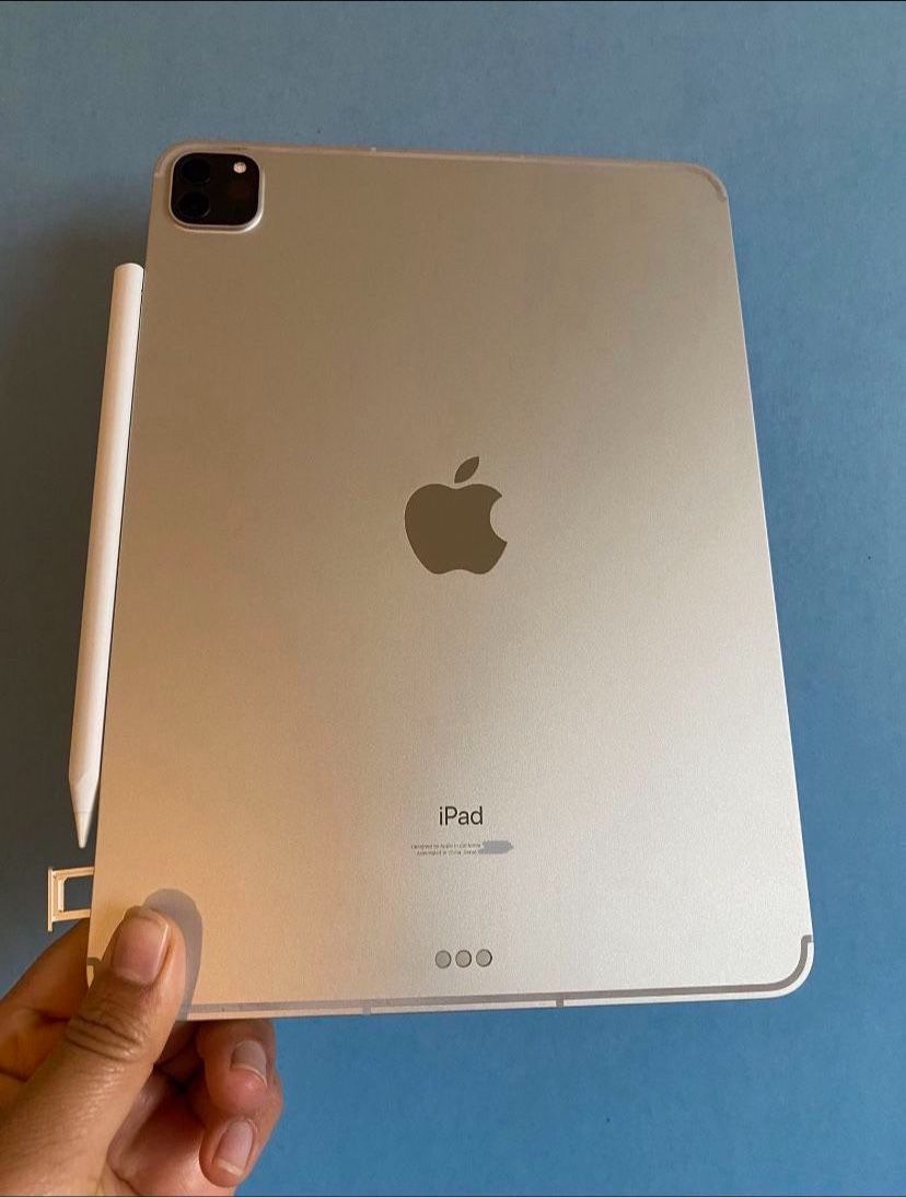 Apple IPad Pro 11” (2020 / Liquid Retina / Face ID) WiFi + Cellular (LTE/Unlocked) 128GB with Pen, Keyboard & Accessories (256g $649 /512gb $749)