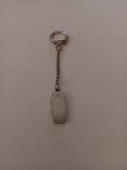 Vintage Jewelry.  Classic Tiffany Sterling key chain.