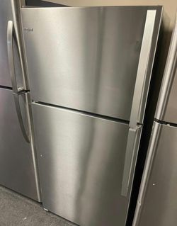 Whirlpool Top Mount Refrigerator Stainless Steel