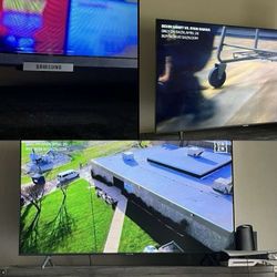 Samsung 60’ Smart Tv + Amazon Fire Stick