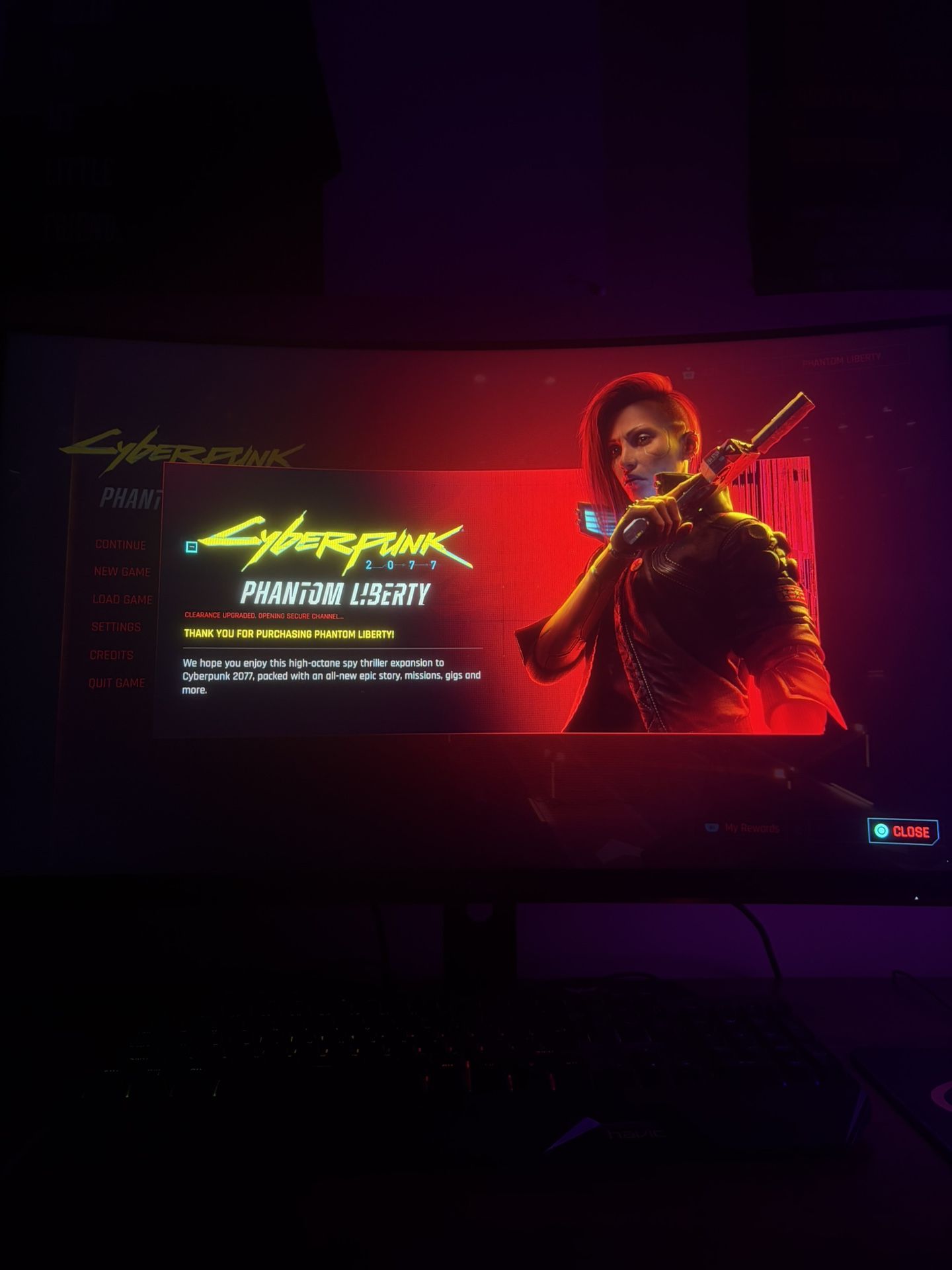 32” 240Hz Curved AOC Monitor 