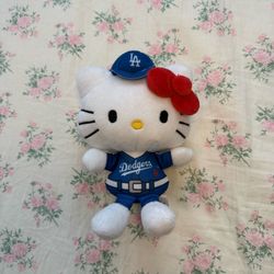 Hello Kitty x Dodgers Plush